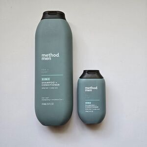 Method Men Sea + Surf Bundle 2-in-1 Shampoo Conditioner Hair Scalp Shower Care